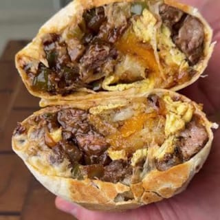 Steak Breakfast Burrito ￼