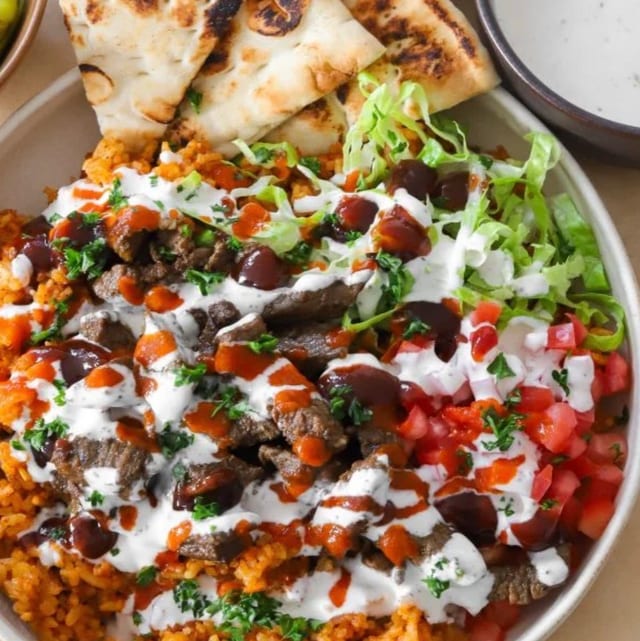 Lamb Over Rice.