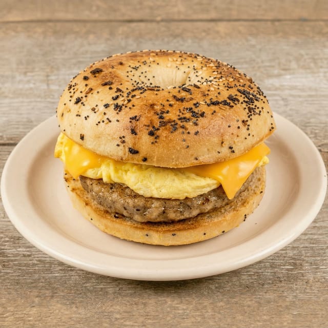 Egg & Sausage Deluxe.