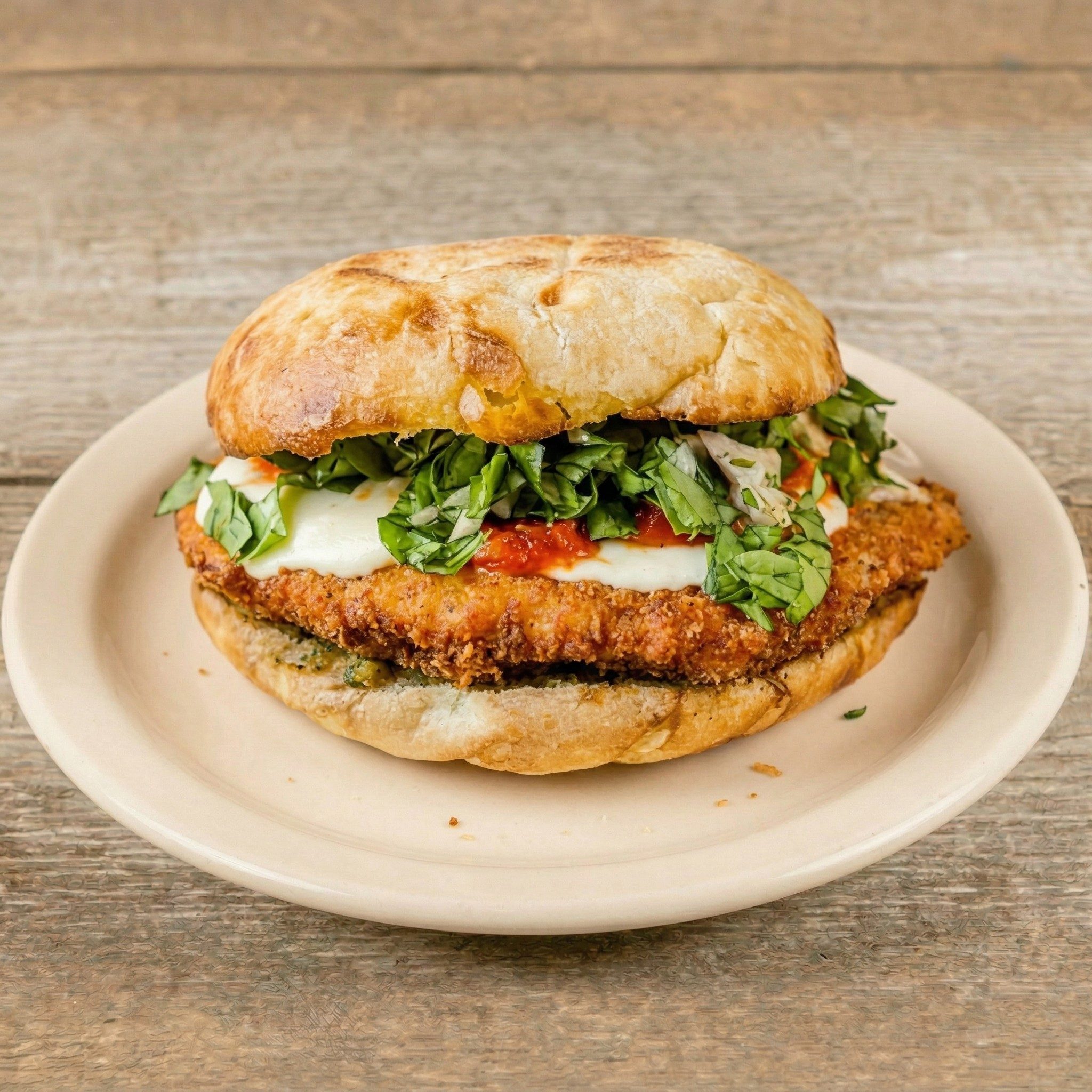 Spicy Chicken Cutlet Sandwich.