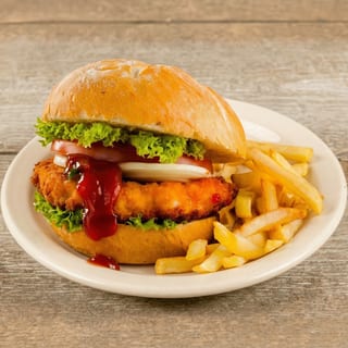 Spicy Chicken Deluxe Burger