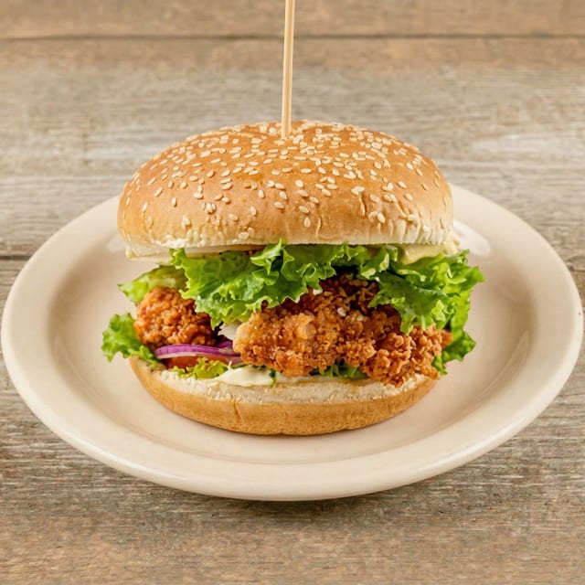 Regular Chicken Burger.