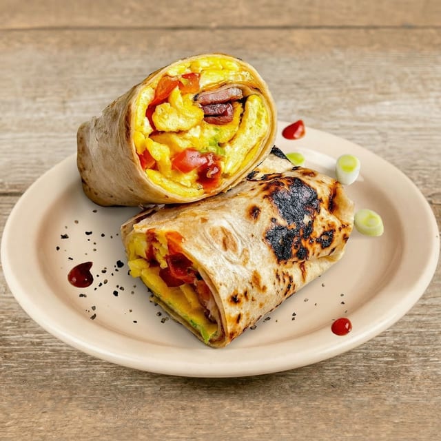 Classic Breakfast Burrito.