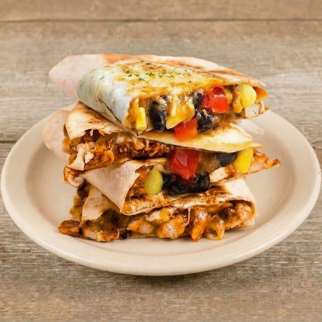Veggie Quesadilla.