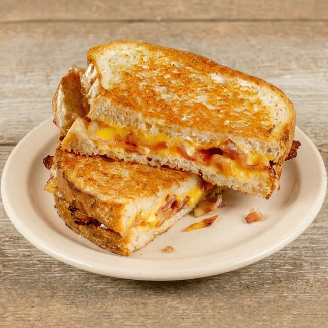 Grilled Cheese with Bacon.