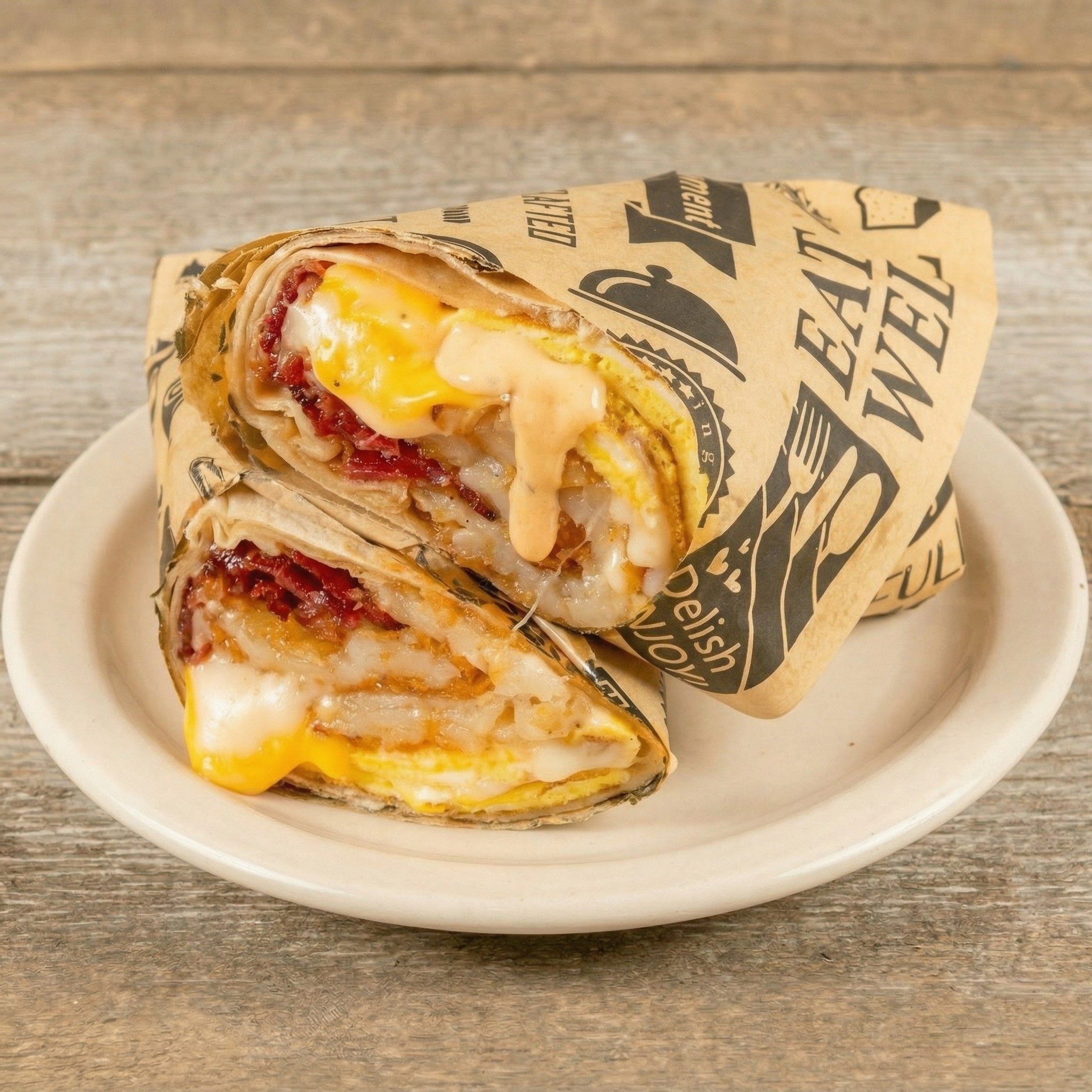 Three-Cheese Burrito.