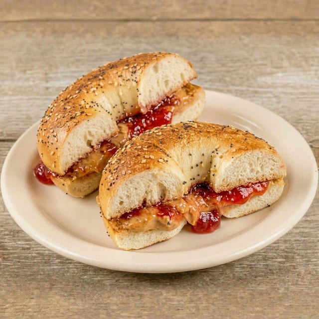 PB & J Classic Bagel.