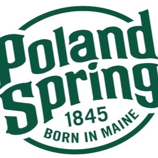 Poland Spring Water.