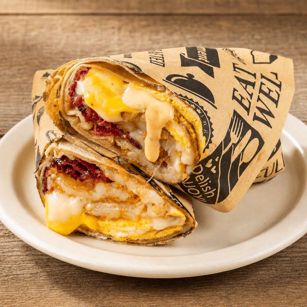 Three-Cheese Burrito.