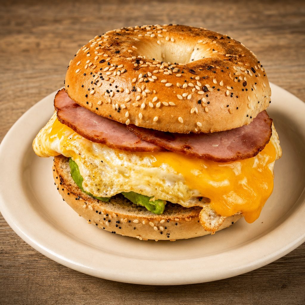 Ham, Egg and Cheese.