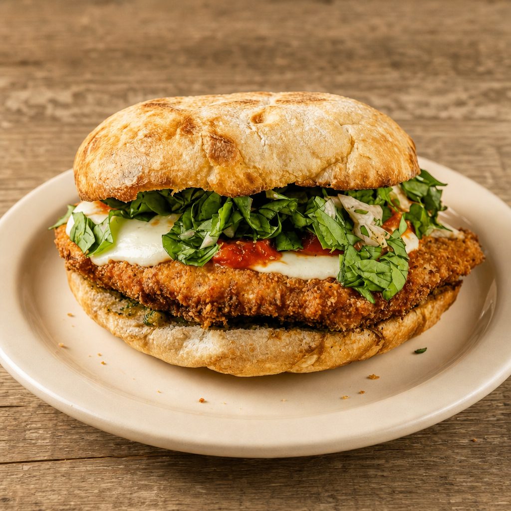 Spicy Chicken Cutlet Sandwich.