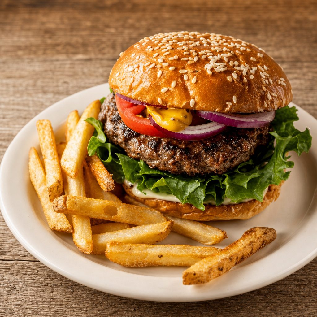 Hamburger Deluxe.