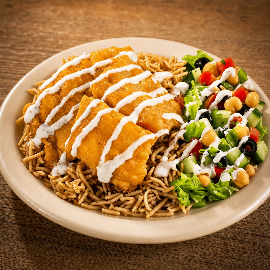 Fish Over Rice Bowl.