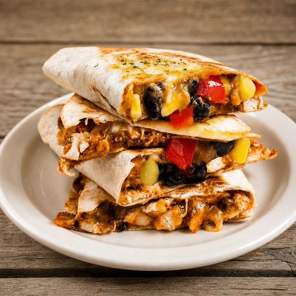 Veggie Quesadilla.