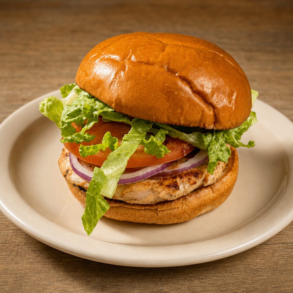 Grilled Buffalo Chicken Sandwich.
