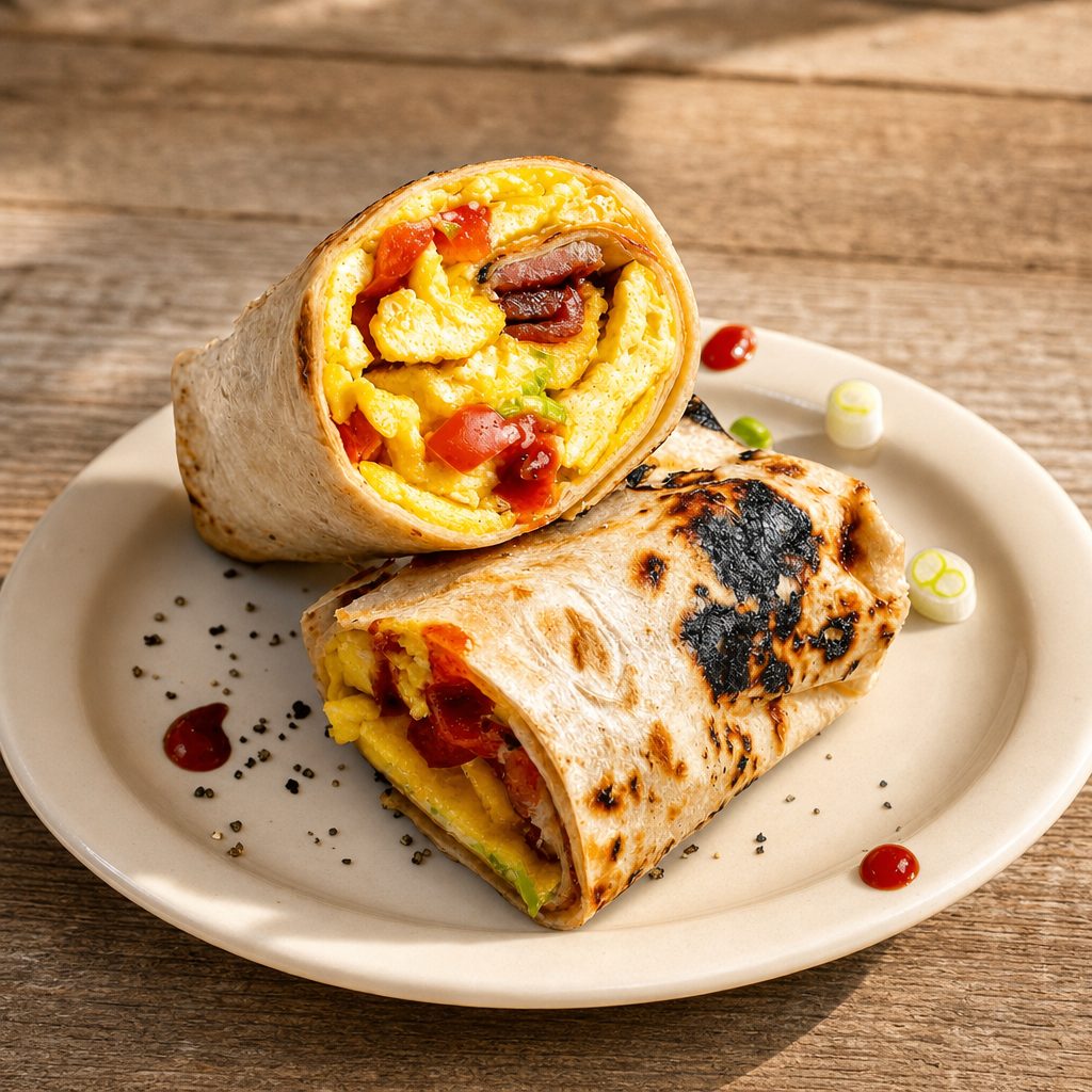 Classic Breakfast Burrito.
