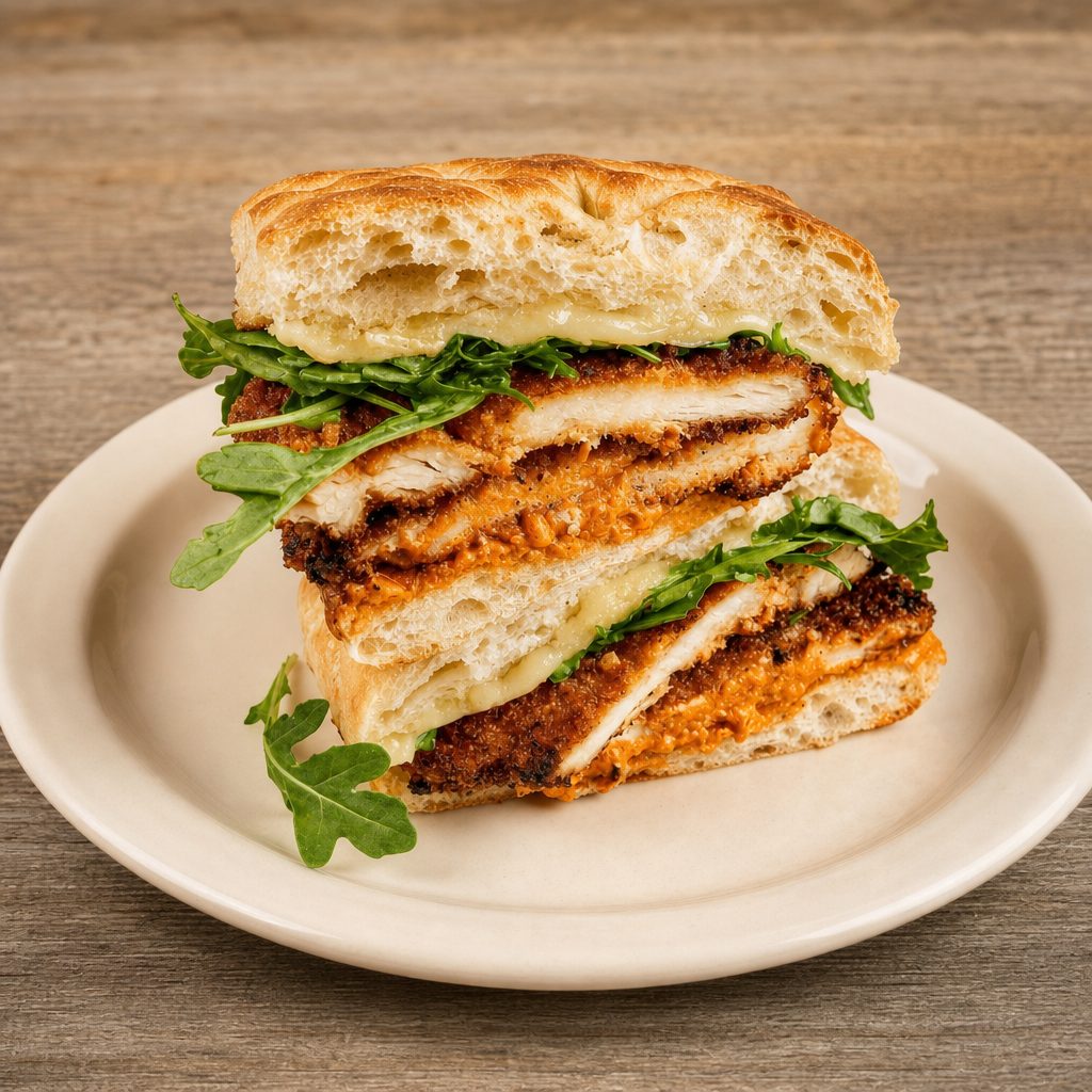Chicken Cutlet Sandwich.